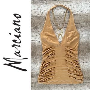 NWT Marciano gold halter top